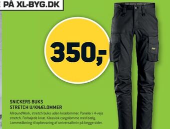 XL-BYG Snickers arbejdsbukser tilbud