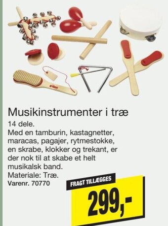 Harald Nyborg Musikinstrumenter I træ tilbud