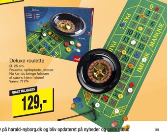 Harald Nyborg Deluxe Roulette tilbud