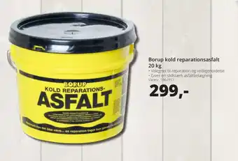 Borup Kold Reparationsasfalt 20 kg