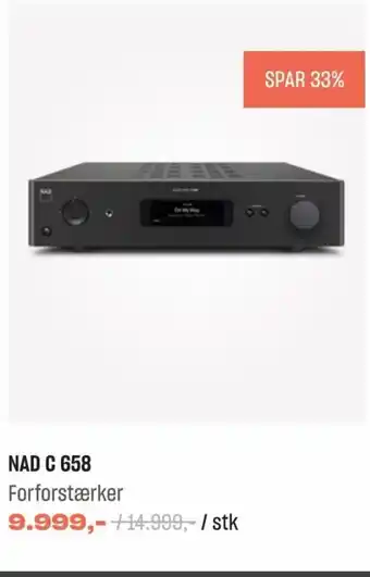 NAD C 658 Forforstærker