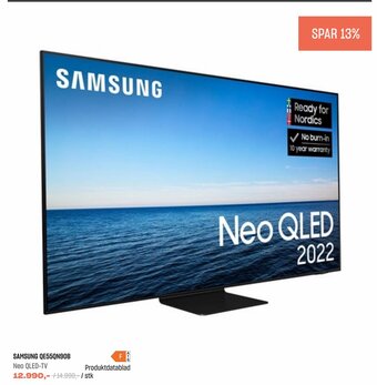 Hi-Fi Klubben Samsung QE55QN90B Neo QLED-TV tilbud