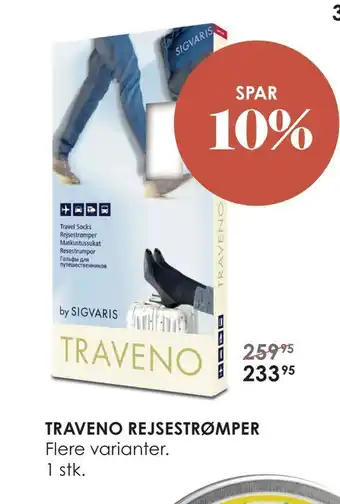 Matas Traveno rejsestrømper tilbud