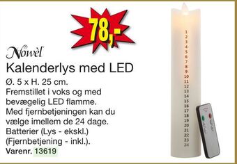 Harald Nyborg Kalenderlys med led tilbud