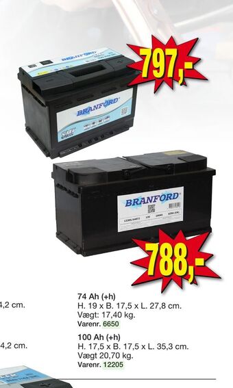 Harald Nyborg Autobatteri 12 v tilbud