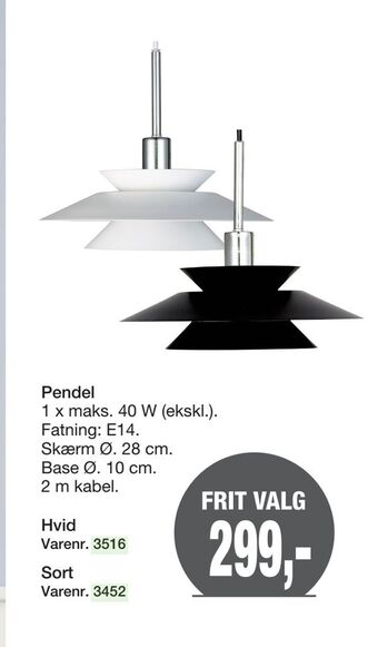 Harald Nyborg Pendel tilbud