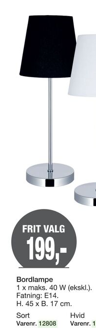 Harald Nyborg Bordlampe tilbud