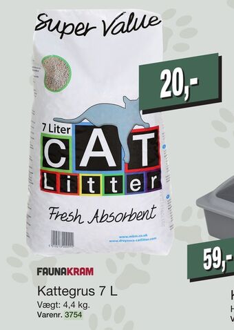 Harald Nyborg Kattegrus 7 l tilbud