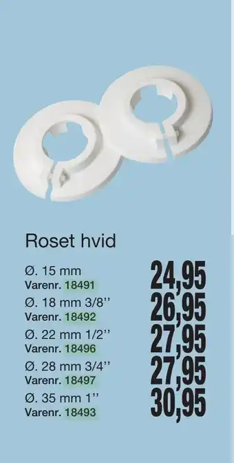 Harald Nyborg Roset hvid tilbud