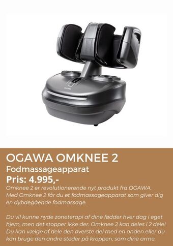 IWAO Ogawa omknee 2 fodmassageapparat tilbud