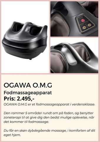 IWAO Ogawa o.m.g fodmassageapparat tilbud