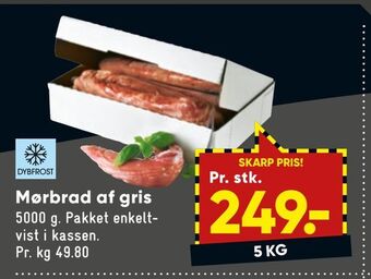 Bilka Mørbrad af gris tilbud