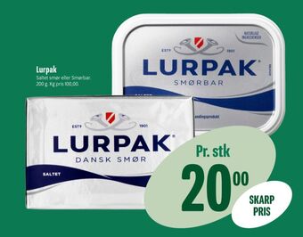 Min Købmand Lurpak smør tilbud