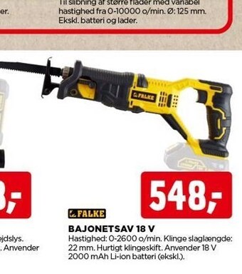 jem & fix Bajonetsav 18 v tilbud