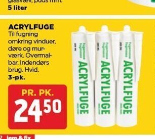 jem & fix Acrylfuge tilbud
