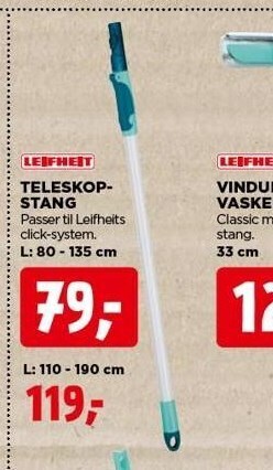 jem & fix Teleskopstang tilbud