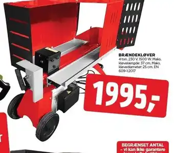 jem & fix Brændekløver 4 ton tilbud