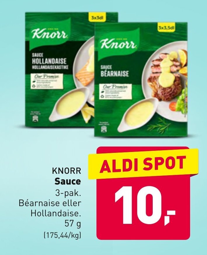 Knorr Sauce tilbud hos ALDI