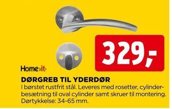 jem & fix Dørgreb til yderdør tilbud