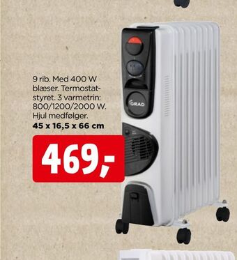 jem & fix Olieradiator tilbud