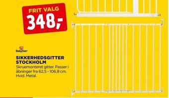 jem & fix Sikkerhedsgitter stockholm tilbud