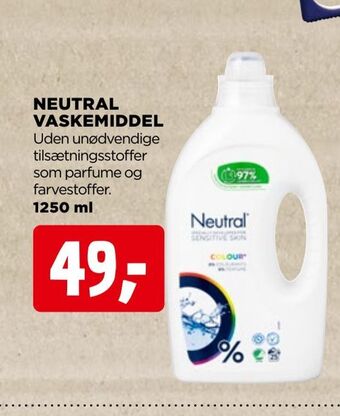 jem & fix Neutral vaskemiddel tilbud
