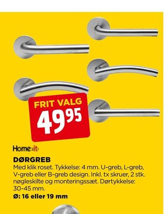 jem & fix Dørgreb tilbud