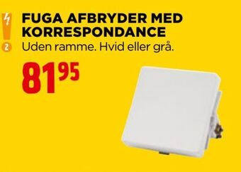 jem & fix Fuga afbryder med korrespondance tilbud