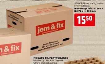 jem & fix Flyttekasser tilbud