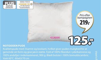 JYSK Notodden Pude tilbud