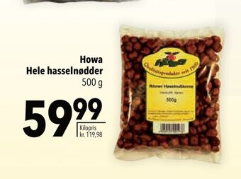 Citti Howa hele hasselnødder tilbud