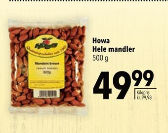 Citti Howa hele mandler tilbud