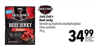 Citti Jack link's beef jerky tilbud