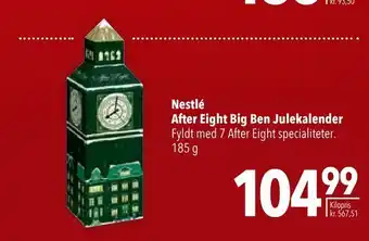 Citti Nestlé after eight big ben julekalender tilbud