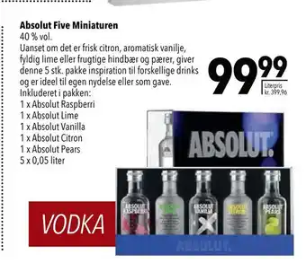 Absolut five miniaturen