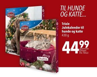 Citti Trixie julekalender til hunde og katte tilbud