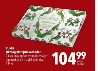 Citti Pukka økologisk tejulekalender tilbud