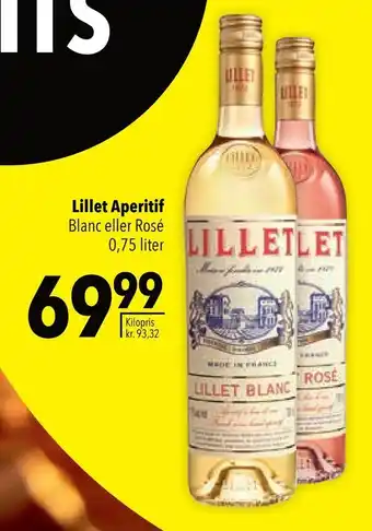 Citti Lillet aperitif tilbud