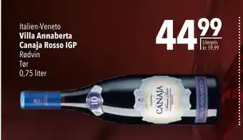 Villa annaberta canaja rosso igp