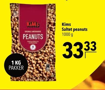 Citti Kims saltet peanuts tilbud