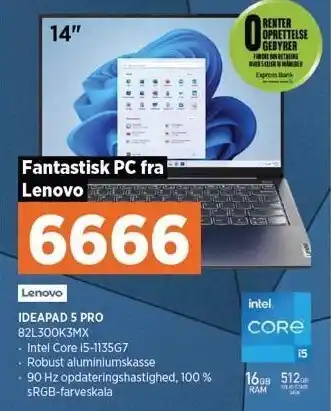 Power Ideapad 5 pro tilbud
