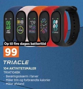 Power 104 aktivitetsmåler tilbud