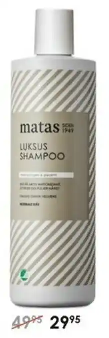 Matas Matas Luksus Shampoo tilbud