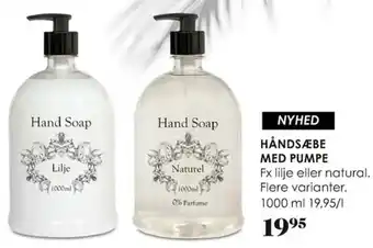 Hånd Sæbe Med Pumpe Hand Soap 1000