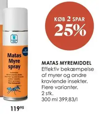 Matas Matas Myre Spray 300ml tilbud