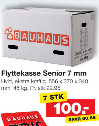 Bauhaus Flyttekasse Senior 7 mm tilbud