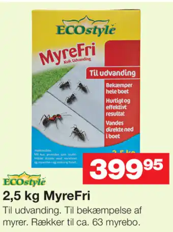 Bauhaus MyreFri 2,5kg tilbud
