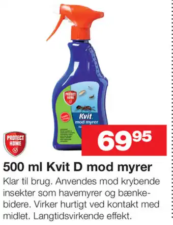 Bauhaus Kvit D Mod Myrer 500ml tilbud
