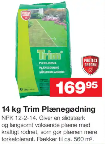 Bauhaus Trim Plænegødning 14kg tilbud