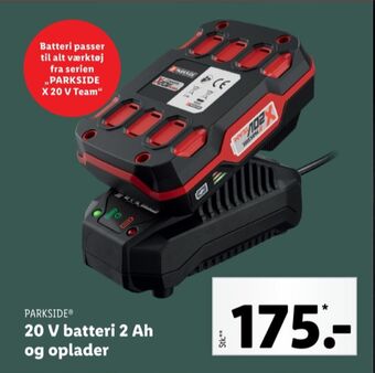 Lidl Parkside batteri tilbud